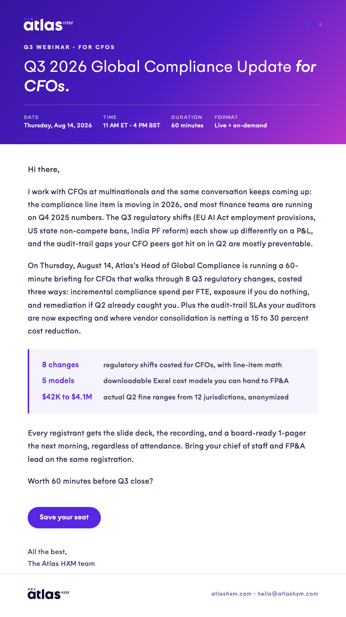 CFO email