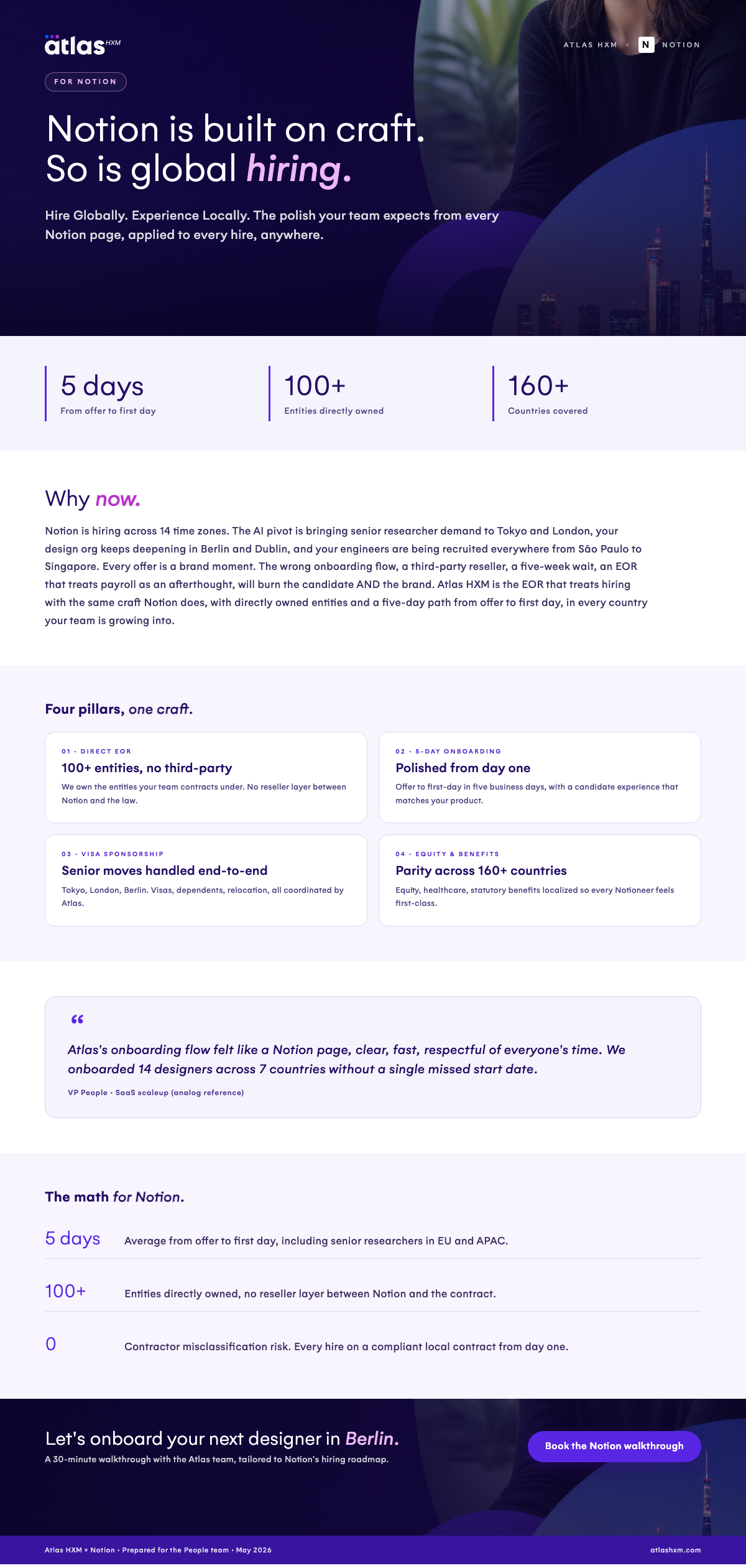 Notion one-pager